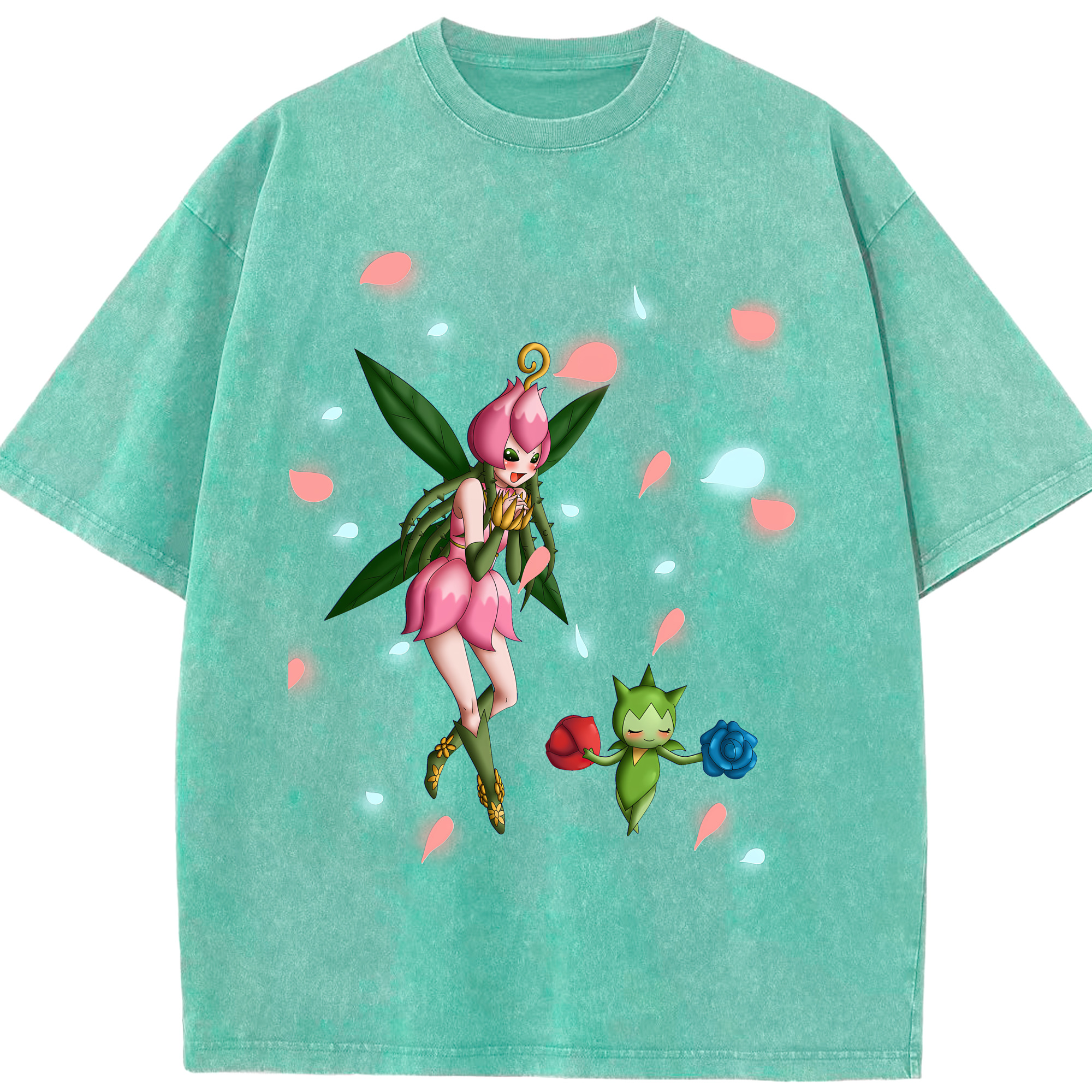 （画像用） Digimon デジタルモンスター/デジモン 綿100% ヴィンテージ風 半袖Tシャツ（フロントプリント）